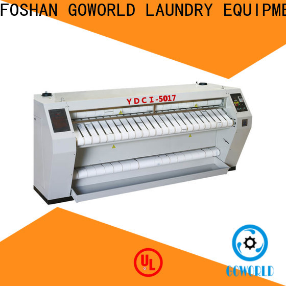 GOWORLD stainless steel roller ironing machine factory price for laundry shop