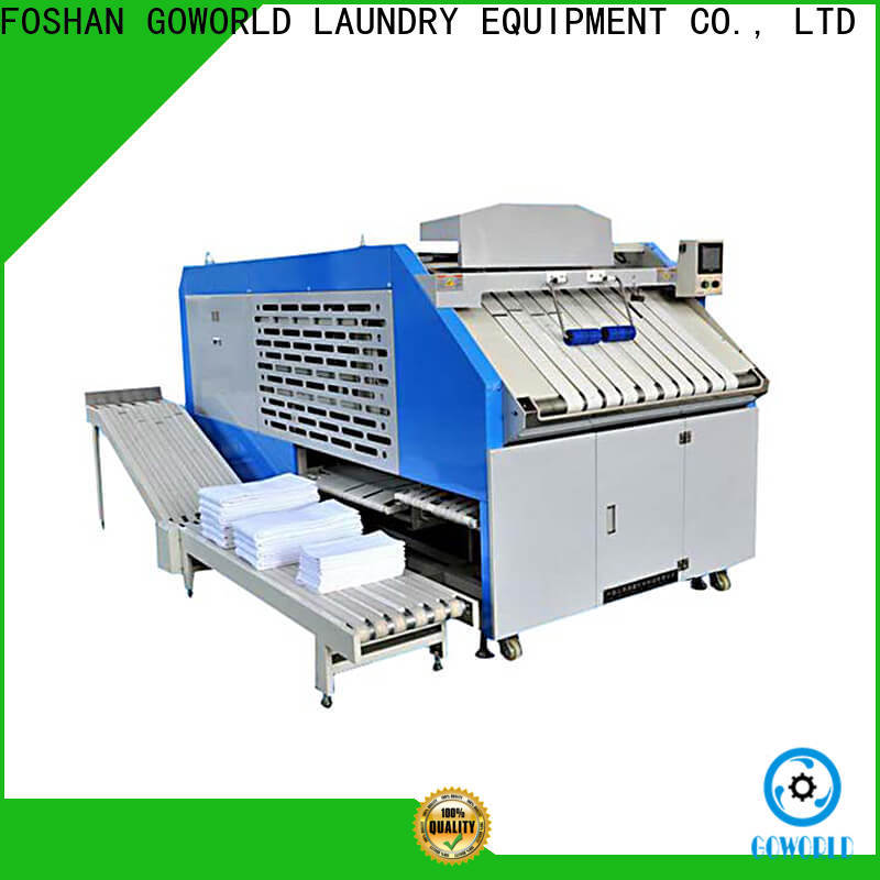 GOWORLD laundry folding machine efficiency for medical engineering