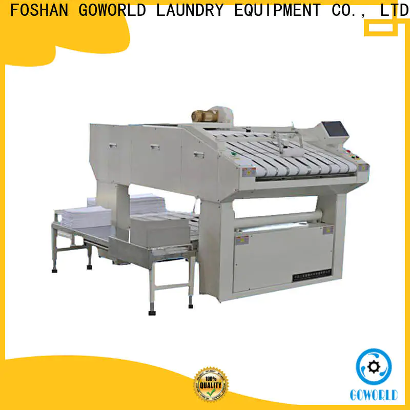 GOWORLD industrieslaundry folding machine factory price for hotel