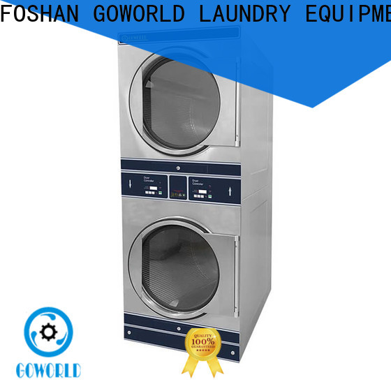 GOWORLD laundry stacking washer dryer electric heating for school