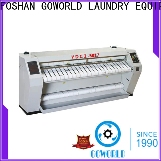 GOWORLD high quality roller ironing machine free installation for laundry shop