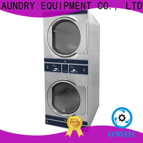 GOWORLD combo stacking washer dryer LPG gas heating for hotel