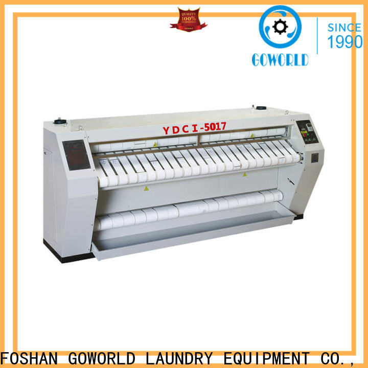 GOWORLD safe roller ironing machine easy use for laundry shop
