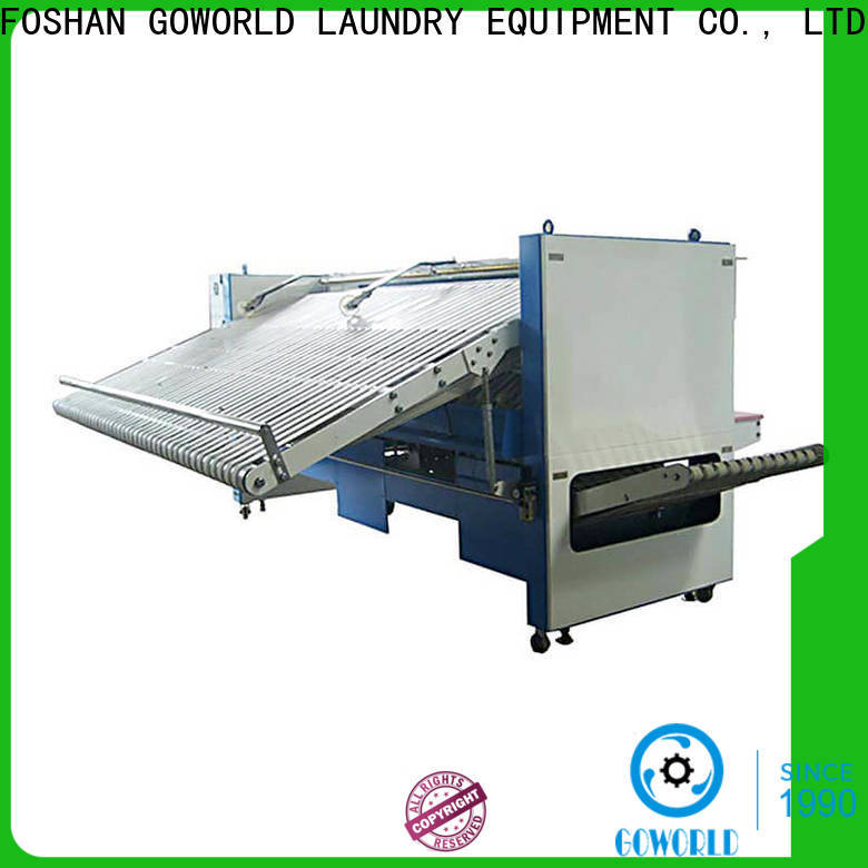 GOWORLD engineering automatic towel folder high speed for laundry factory