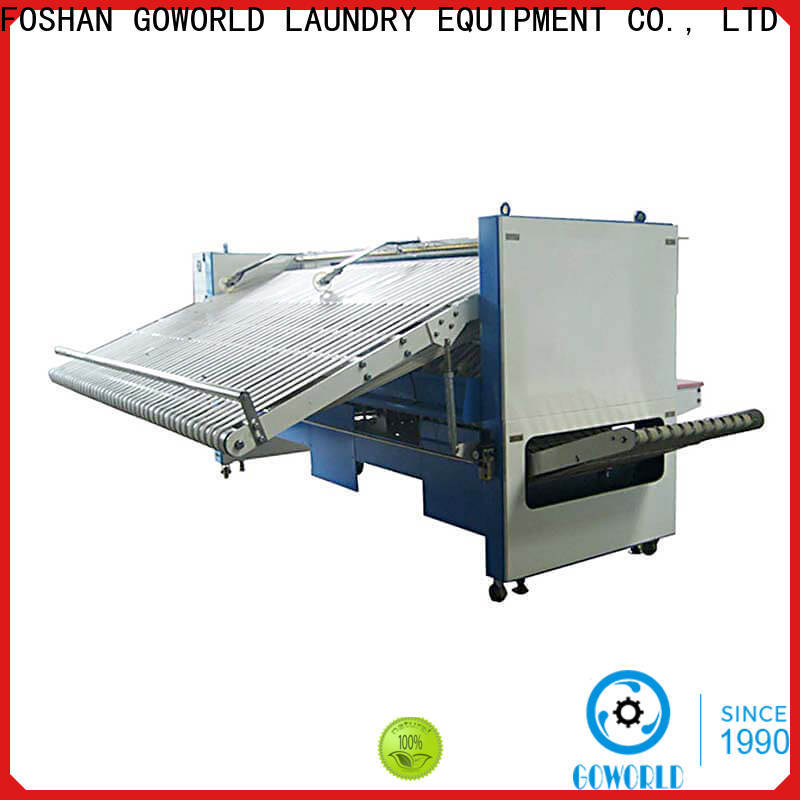 GOWORLD machine folding machine efficiency for laundry factory