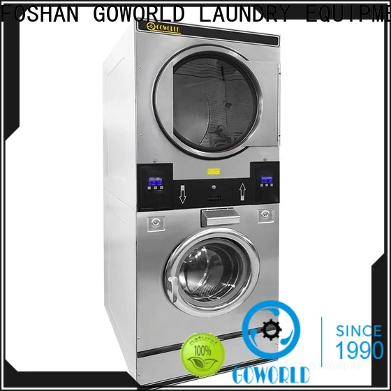 GOWORLD Energy Saving stackable washer and dryer sets supplier for laundry shop