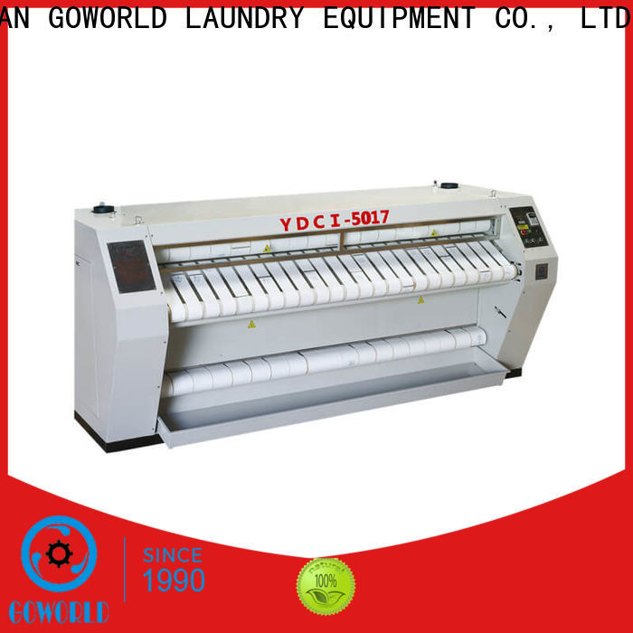 GOWORLD stainless steel flatwork ironer free installation for textile industries