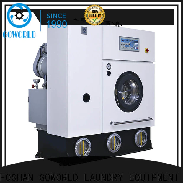 GOWORLD reliable dry cleaning washing machine Easy operated for railway company