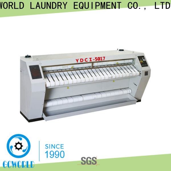GOWORLD stainless steel roller ironing machine for sale for laundry shop