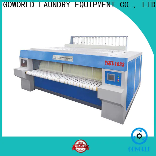 GOWORLD high quality flat work ironer machine easy use for textile industries