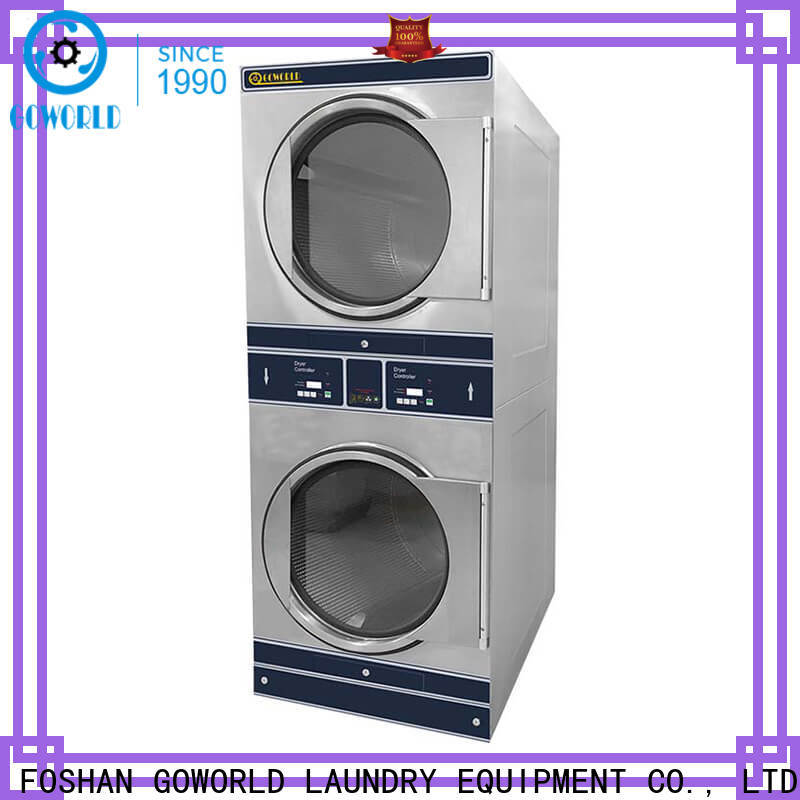 GOWORLD Energy Saving stackable washer dryer combo supplier for school