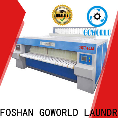 GOWORLD safe flat roll ironer free installation for laundry shop