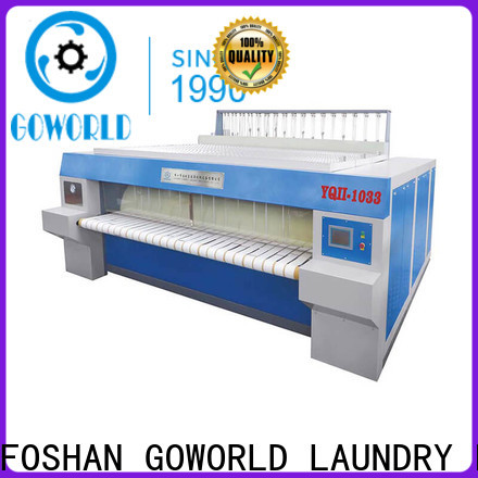 GOWORLD safe flat work ironer machine factory price for textile industries