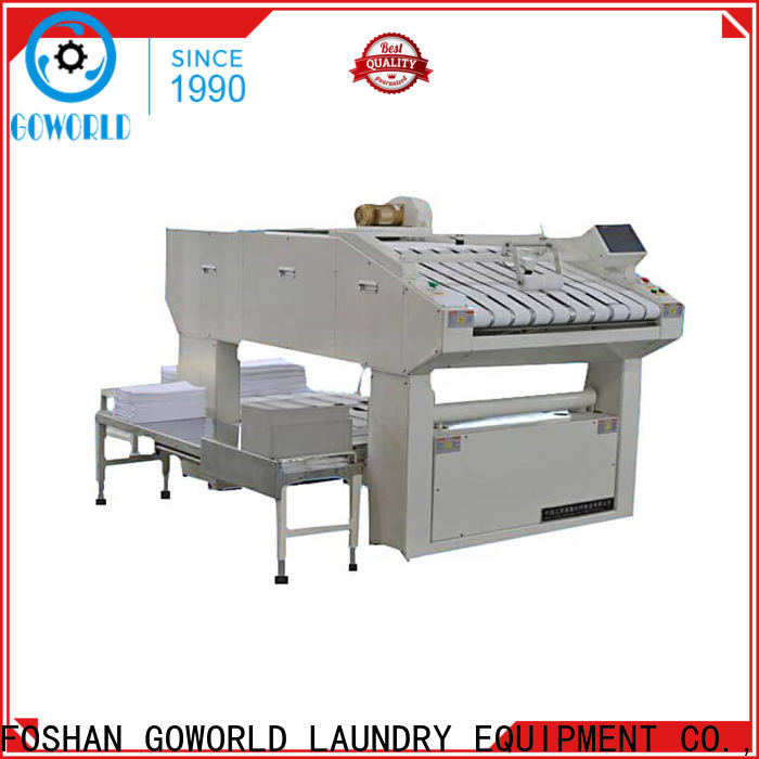 GOWORLD bed towel folding machine intelligent control system for hotel