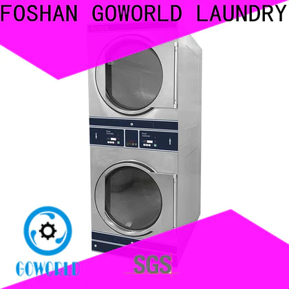 GOWORLD dryer stackable washer dryer combo supplier for commercial laundromat