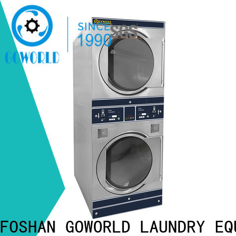 GOWORLD stainless steel self-service laundry machine directly price for service-service center