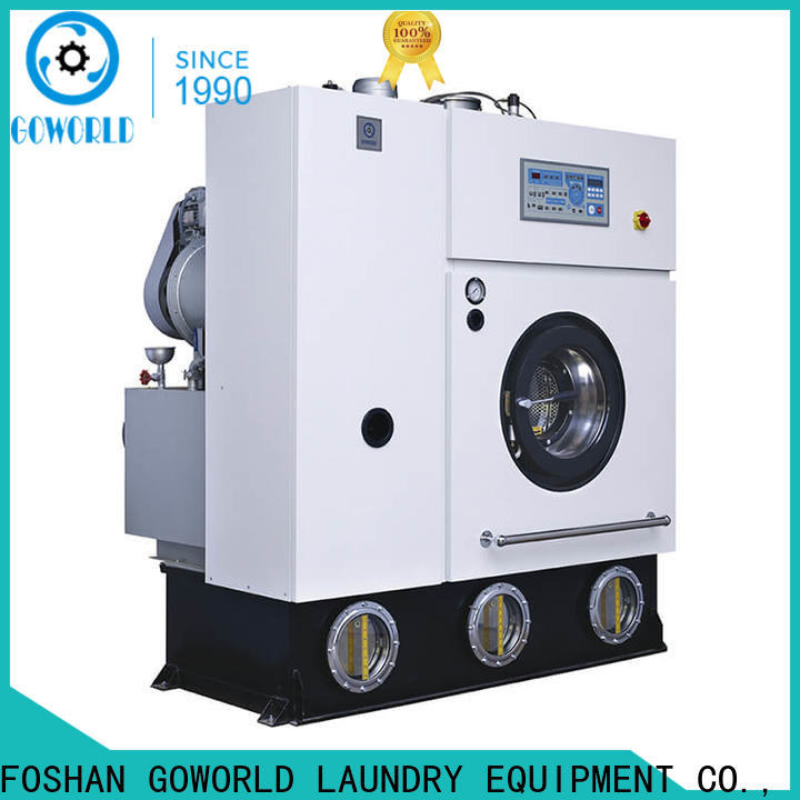 GOWORLD reliable dry cleaning equipment for railway company