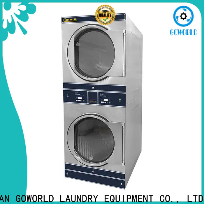 Energy Saving stacking washer dryer machine electric heating for fire brigade