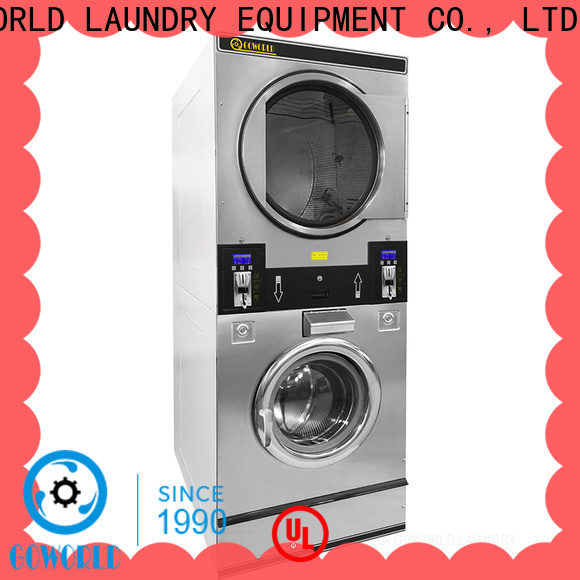 GOWORLD double self service laundry equipment directly price for hotel