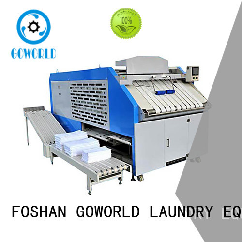 GOWORLD safe towel folding machine efficiency for textile industries