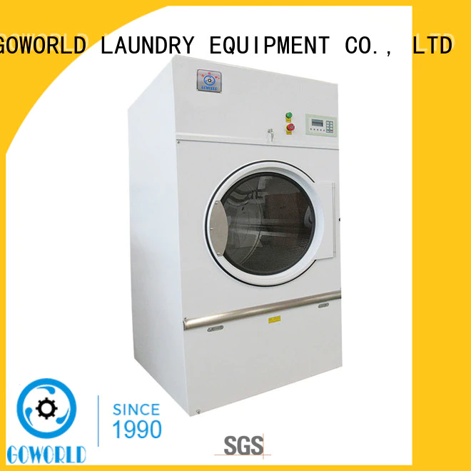 GOWORLD Stainless steel gas tumble dryer low noise for inns