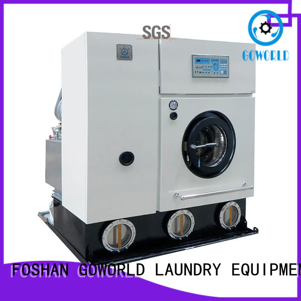 GOWORLD shop dry cleaning machine China for railway company