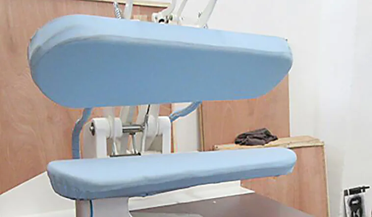 GOWORLD laundry industrial iron press machine for hospital