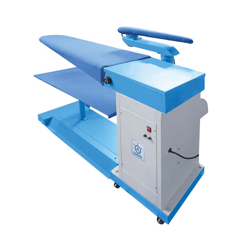 GOWORLD skirt industrial iron press machine pneumatic control for garments factories-8