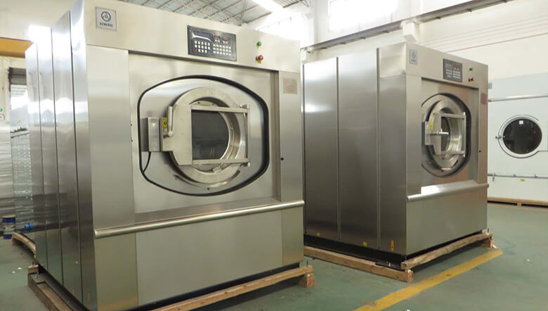 GOWORLD automatic industrial washer extractor simple installation for hospital-3