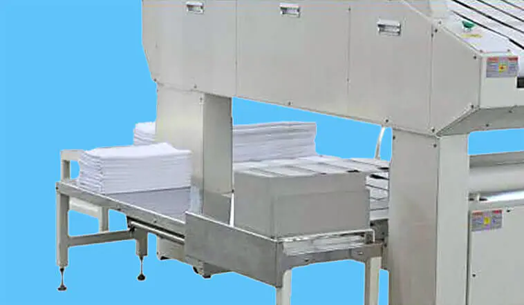 GOWORLD automatic towel folder intelligent control system for laundry factory