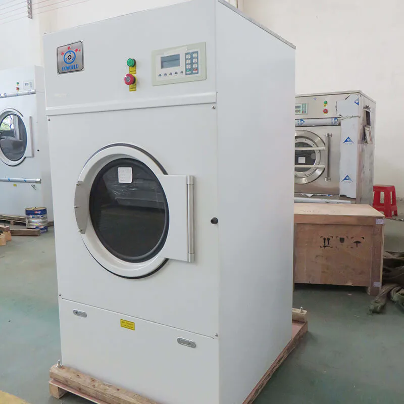 Stainless steel industrial tumble dryer natural steadily for laundry plants