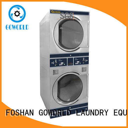 GOWORLD stainless steel self washing machine directly price for commercial laundromat