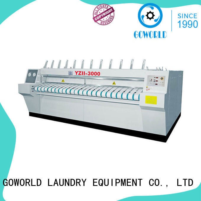 GOWORLD heat proof ironer machine free installation for laundry shop