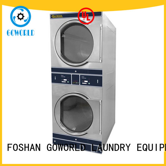 GOWORLD Automatic stacked washer dryer combo brigade for school