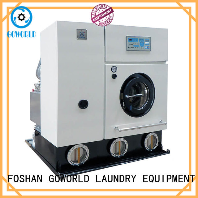 GOWORLD safe dry cleaning equipment energy saving for railway company