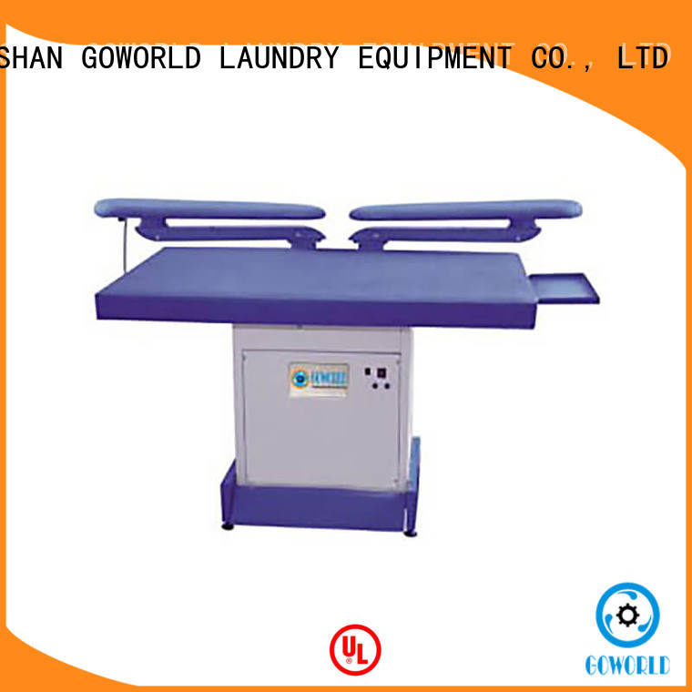 GOWORLD laundry utility press machine pneumatic control for hospital
