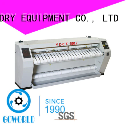 GOWORLD stainless steel flat work ironer machine easy use for hospital