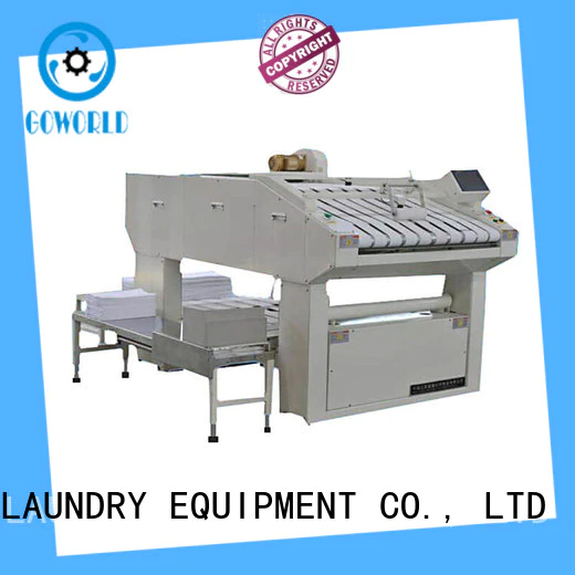 automatic commercial laundry folding machine efficiency for medical engineering GOWORLD