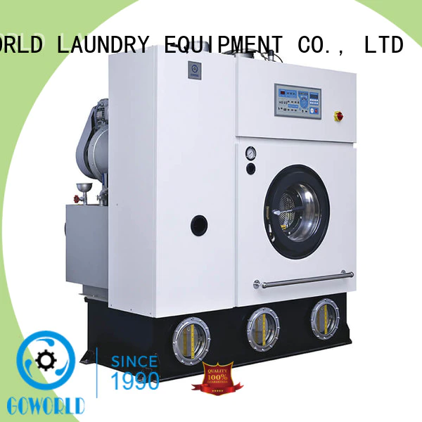 GOWORLD railway dry cleaning washing machine environment friendly for textile industries