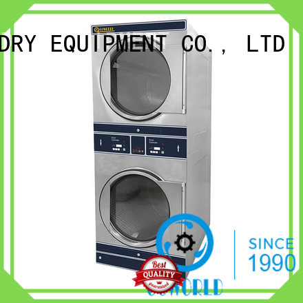 Low Noise stacking washer dryer 8kg12kg electric heating for laundry shop