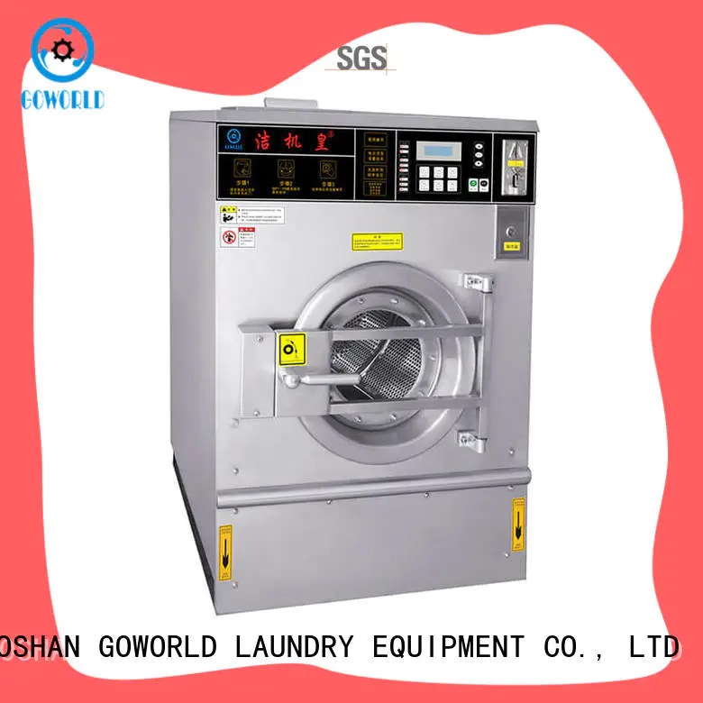 GOWORLD stainless steel self service washing machine for sale for school