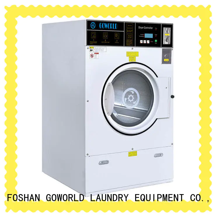 GOWORLD fire self service laundry equipment natural gas heating for school