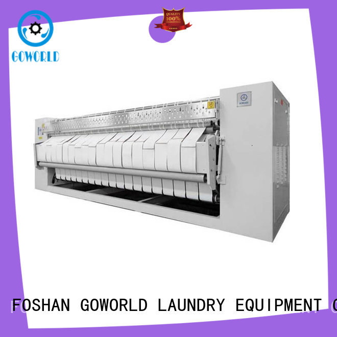 GOWORLD heat proof flat work ironer machine easy use for hospital