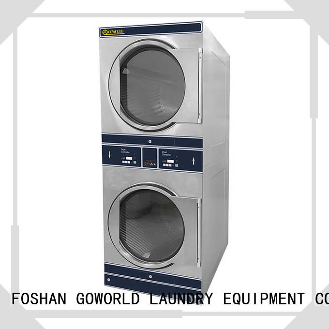 GOWORLD Manual stacking washer dryer supplier for school
