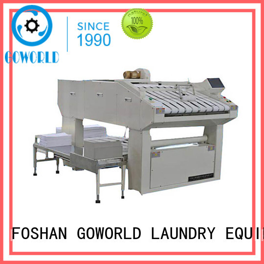 GOWORLD intelligent automatic towel folder intelligent control system for laundry factory