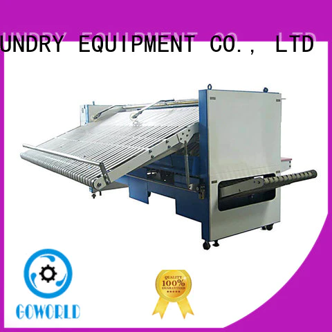 GOWORLD bath folding machine high speed for laundry factory