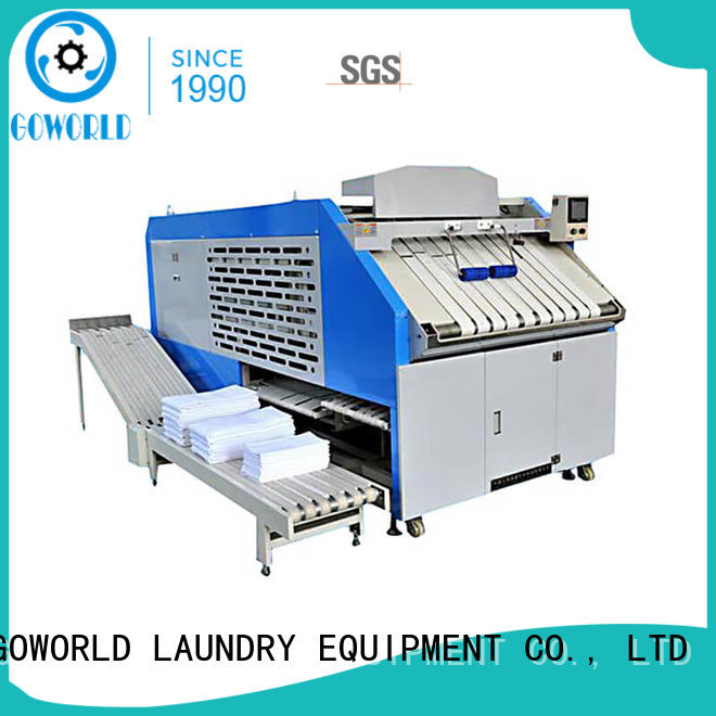 GOWORLD automatic towel folder factory price for laundry factory