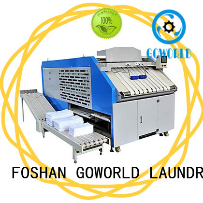 textile towel folder efficiency for laundry factory GOWORLD