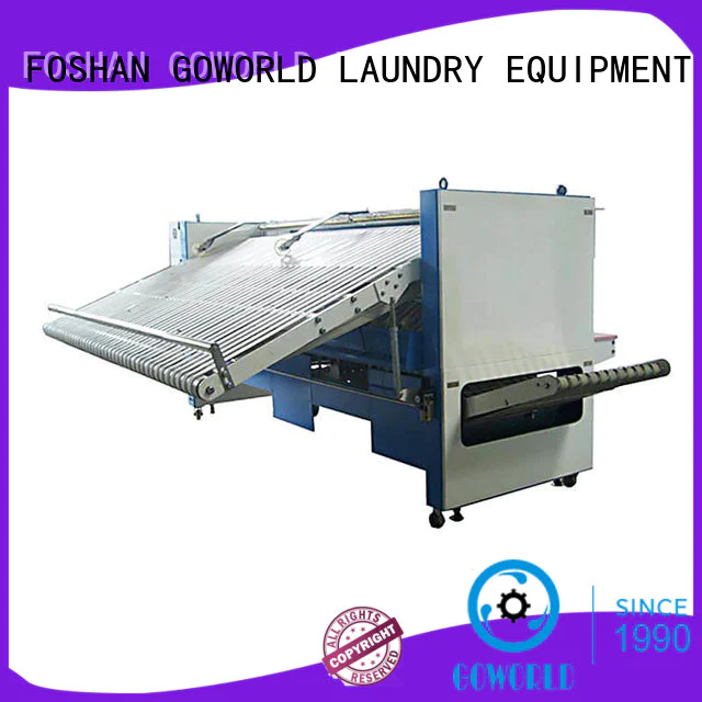GOWORLD textile automatic towel folder intelligent control system for laundry factory