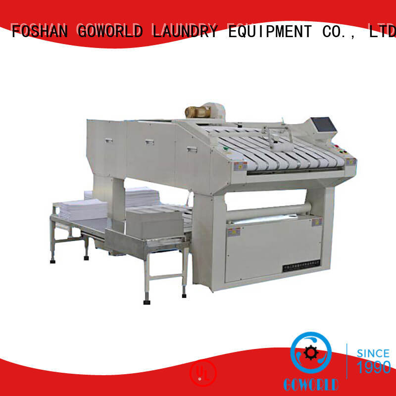 GOWORLD industries towel folder efficiency for laundry factory